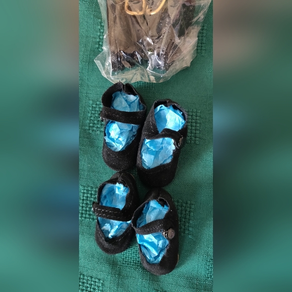 LOT of VINTAGE Doll Shoes Moccasins Ballet Slippers DOLLSPART 19 pair 1" to 2" - Picture 12 of 16